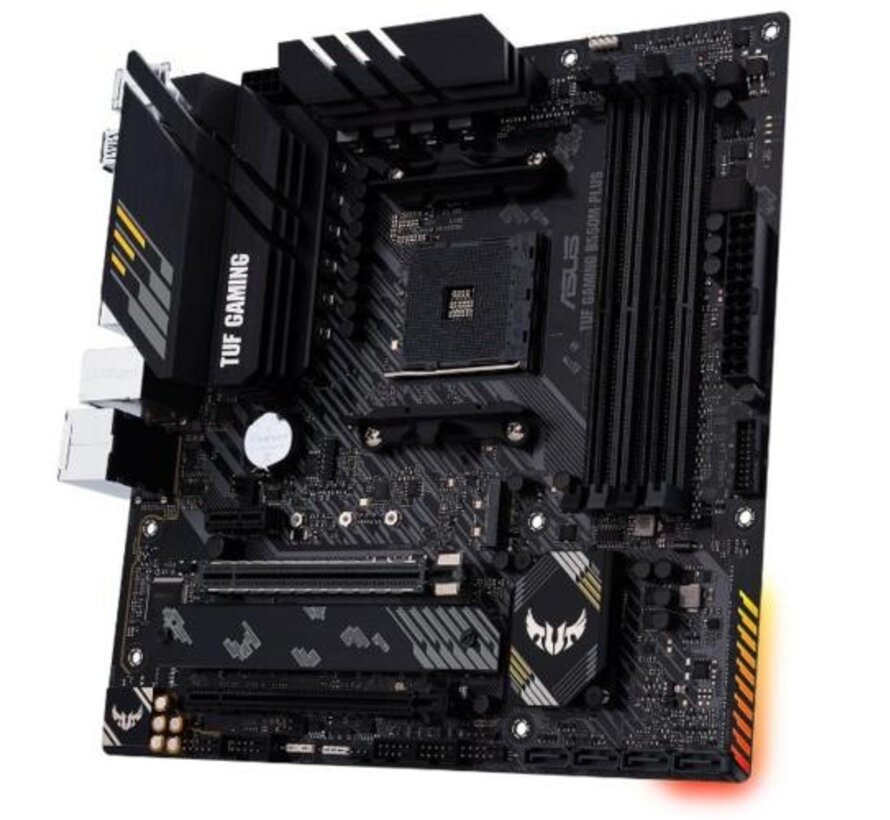 ASUS TUF GAMING B550M PLUS | Socket AM4 | AMD B550 | 4xDDR5 | Micro-ATX | Moederbord
