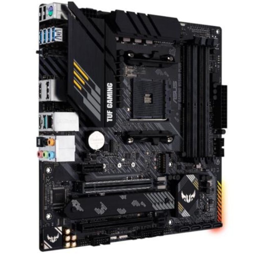 ASUS TUF GAMING B550M PLUS | Socket AM4 | AMD B550 | 4xDDR5 | Micro-ATX | Moederbord