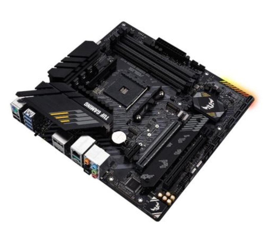 ASUS TUF GAMING B550M PLUS | Socket AM4 | AMD B550 | 4xDDR5 | Micro-ATX | Moederbord