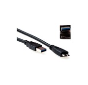ACT SB3028 USB-kabel 0,5 m USB 3.2 Gen 1 (3.1 Gen 1) USB A Micro-USB B Zwart