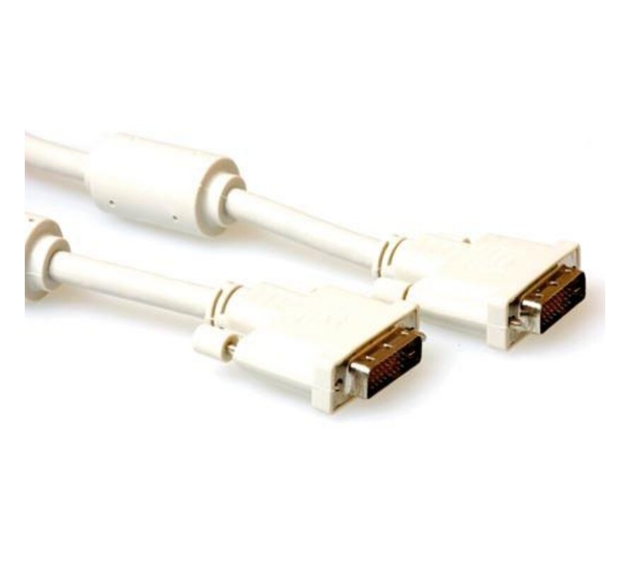 AK3630 | High Quality DVI-D Dual Link Kabel | Male naar Male | 1,8 Meter