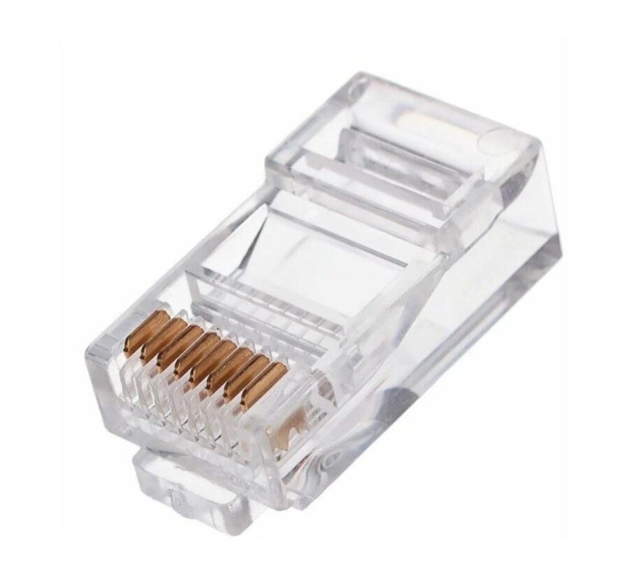 kabel-connector | RJ45 | 8P8C | Transparant | PLUG3UP6/10
