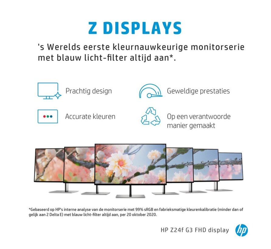 MON HP Z24F G3 23.8Inch 1920x1080 Pivot IPS 60HZ DP HDMI