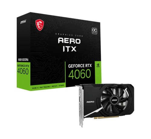 MSI VGA  GeForce RTX 4060 AERO ITX 8G OC