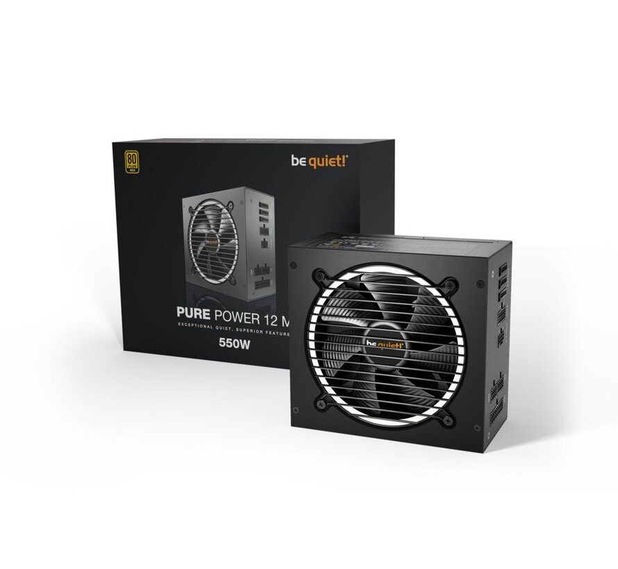 Pure Power 12 M | 550 Watt Gold ATX 3.0 PSU | Power Supply | Voeding