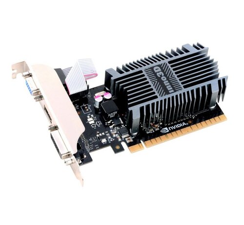 Inno3D GeForce GT710 | 2GB DDR3 VRAM | Low Profile | Videokaart | GPU | Nvidia