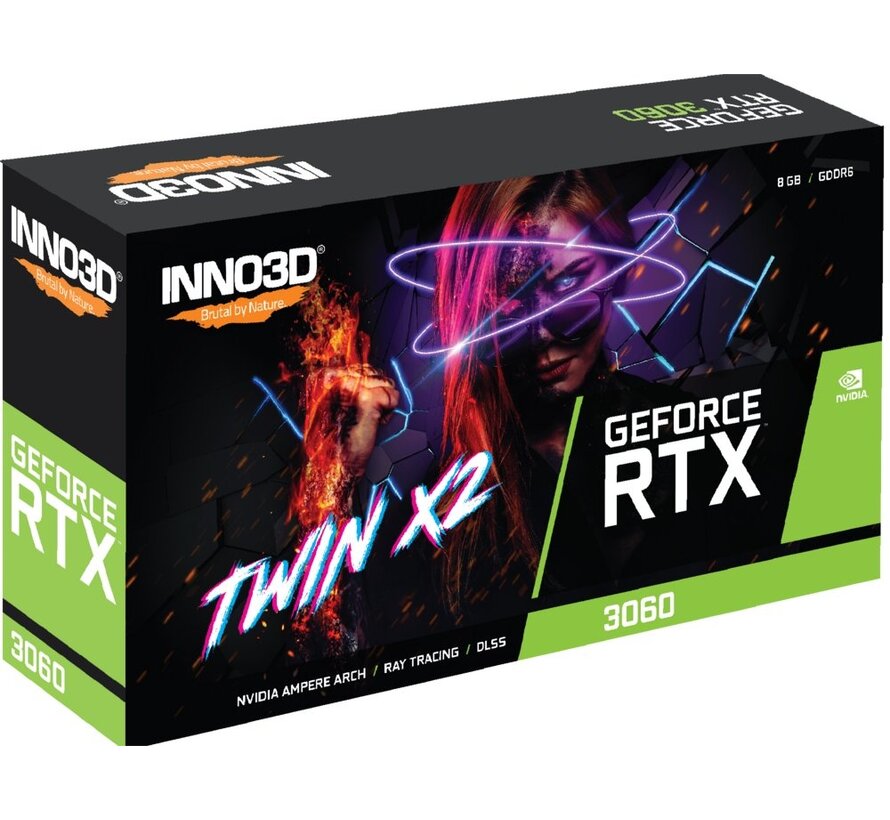 GeForce RTX 3060 Twin X2 | 8GB GDDR6 VRAM | Videokaart | GPU | Nvidia