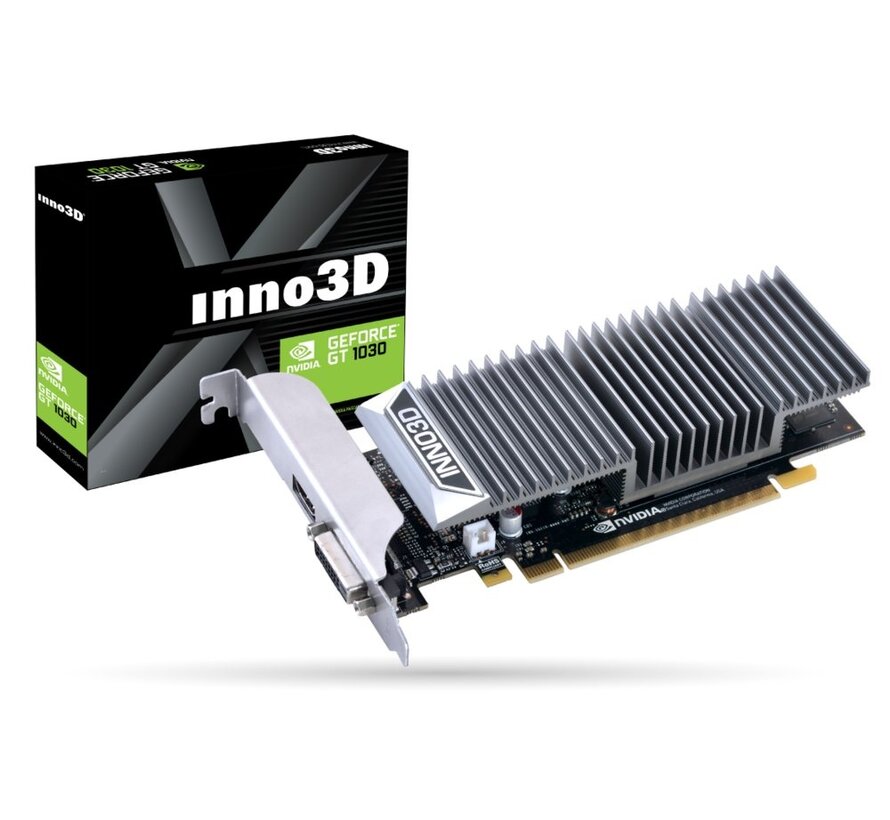 GeForce GT 1030 | 2GB GDDR5 VRAM | Low Profile | Videokaart | GPU | Nvidia