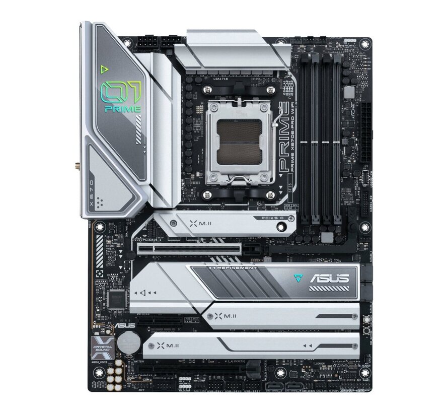 ASUS PRIME X670E-PRO WIFI | Socket AM5 | Intel X670 | 4xDDR5 | ATX | Moederbord