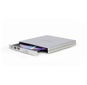 Gembird DVD-USB-02 | Extern optisch schijfstation | DVD±RW | USB-aansluiting | Zilver