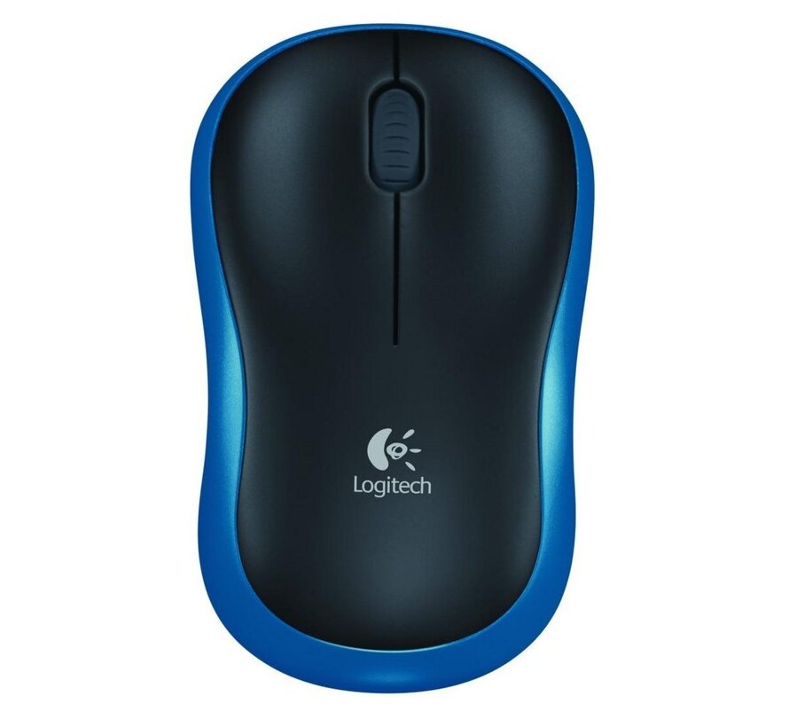 M185 | Draadloze Muis | Links- en Rechtshandig | RF | 1000 DPI | Zwart/Blauw