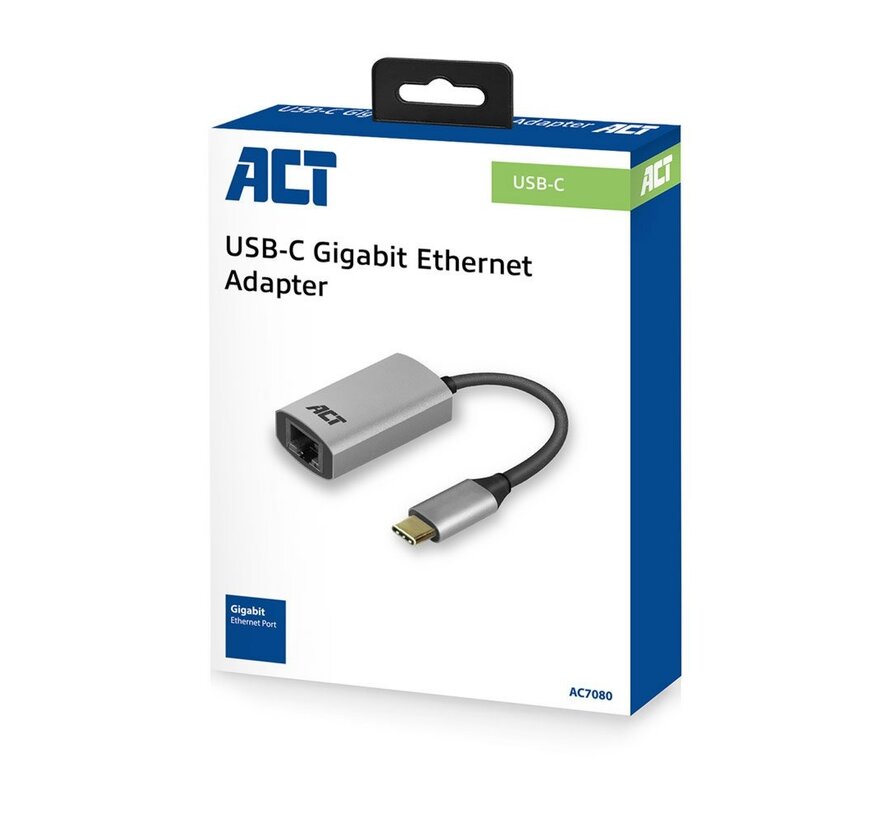 AC7080 USB-C naar gigabit ethernet adapter