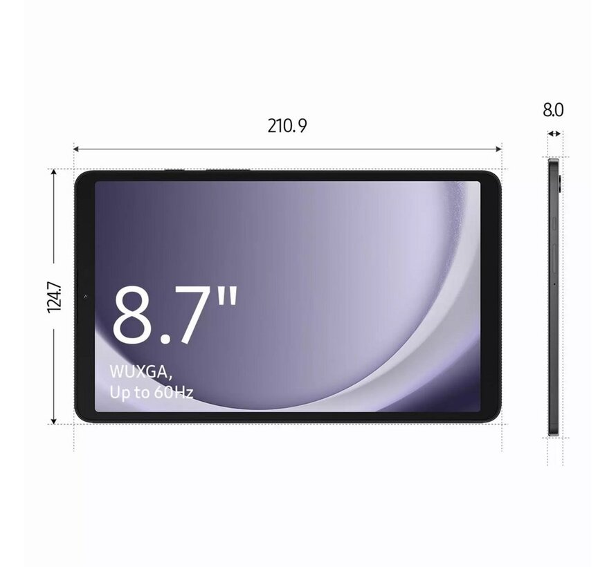 Galaxy Tab SM-X110NZAAEUB | 8.7" Display | 64 GB Opslag | 4 GB RAM | Android 13 | Grafiet
