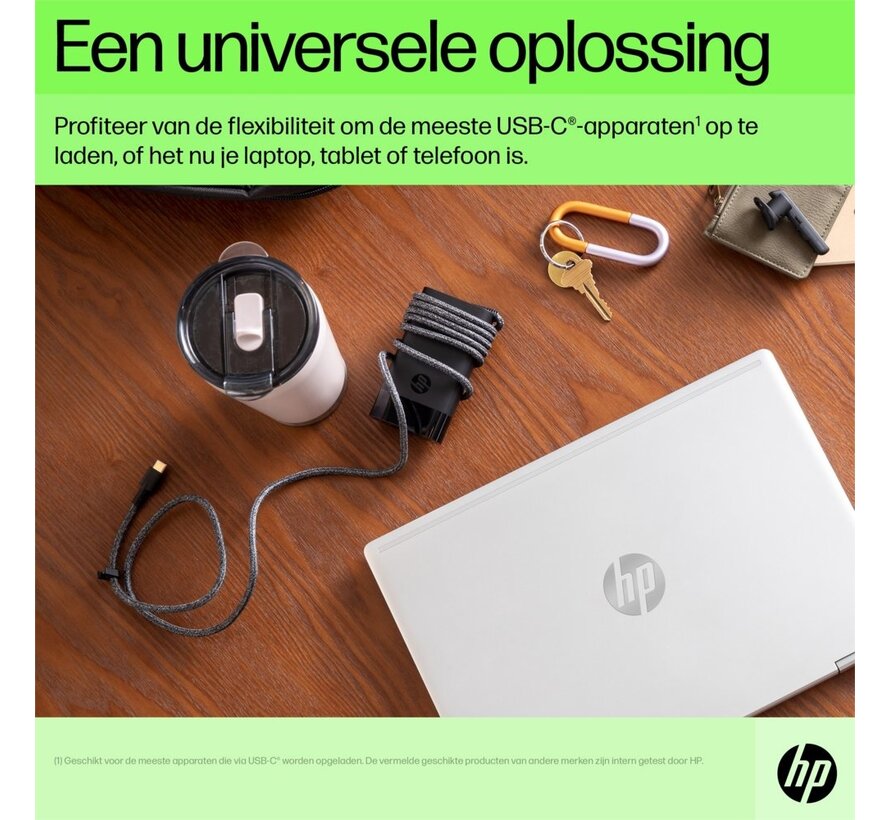 HP 671R2AA | USB-C Notebook Lader | 65 Watt