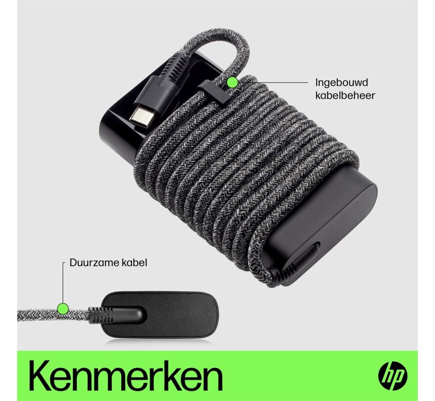 HP 671R2AA | USB-C Notebook Lader | 65 Watt