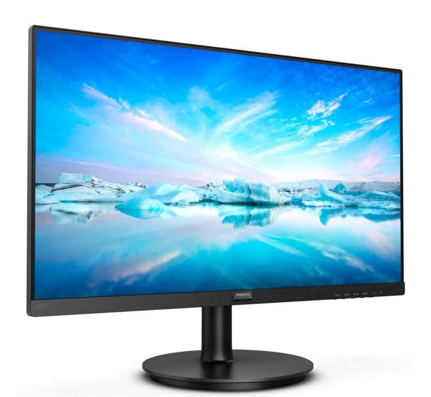 V-Line 221V8A/00 21.5" | 1920x1080 VA | 75Hz | Ingebouwde Luidsprekers | VESA-Compatibel | Monitor