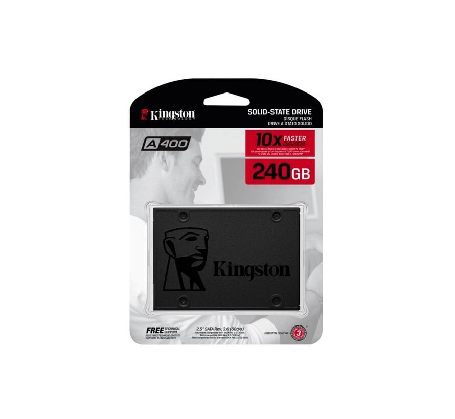 A400 | 240GB SATA SSD | 2.5'' | 500MB/s Lezen | 350MB/s Schrijven