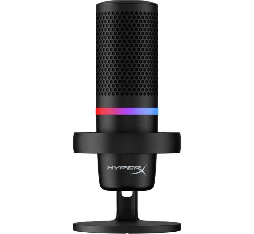 DuoCast | USB-microfoon | RGB-verlichting | Voor pc en console | Zwart