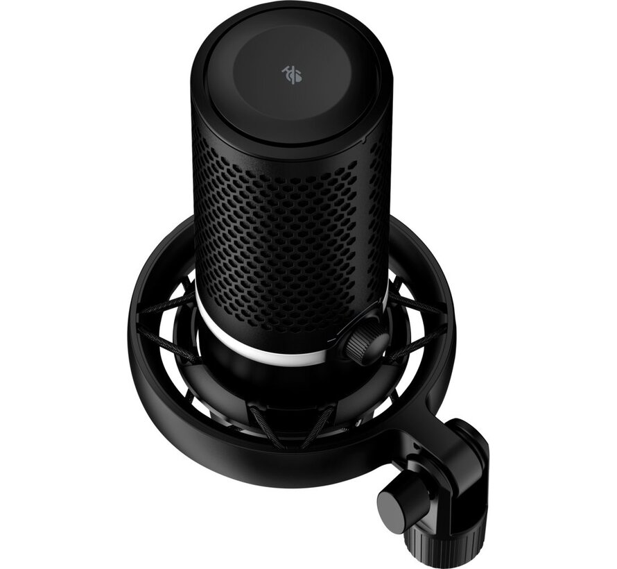 DuoCast | USB-microfoon | RGB-verlichting | Voor pc en console | Zwart