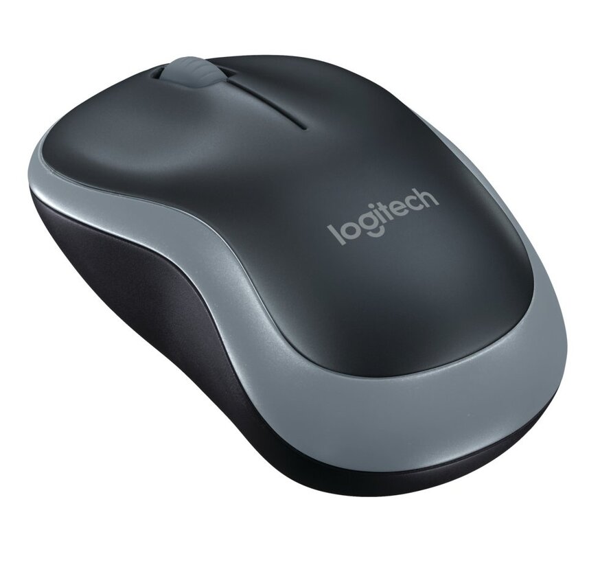 M185 | Draadloze Muis | Links- en Rechtshandig | RF | 1000 DPI | Zwart/Grijs