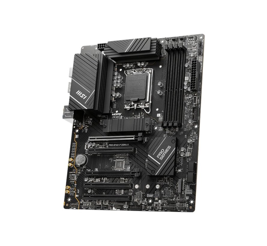 PRO B760-P DDR4 II | Socket LGA 1700 | Intel B760 | 4xDDR4 | ATX | Moederbord
