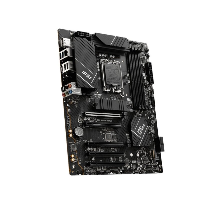 PRO B760-P DDR4 II | Socket LGA 1700 | Intel B760 | 4xDDR4 | ATX | Moederbord
