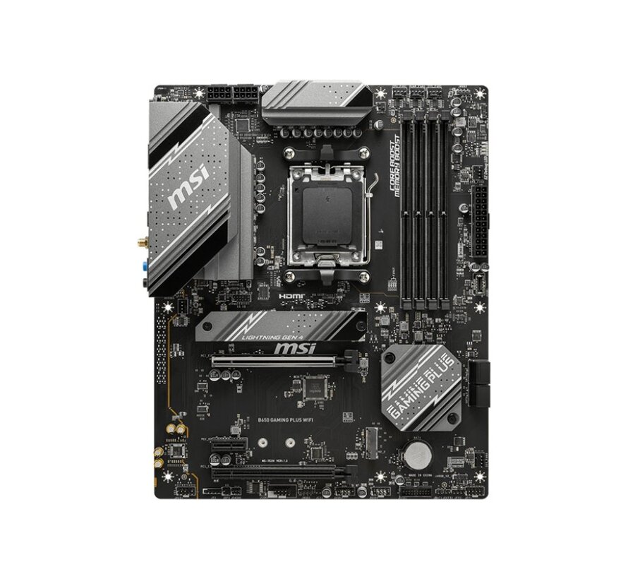 B650 GAMING PLUS WIFI | Socket AM5 | AMD B650 | 4xDDR5 | ATX | Moederbord