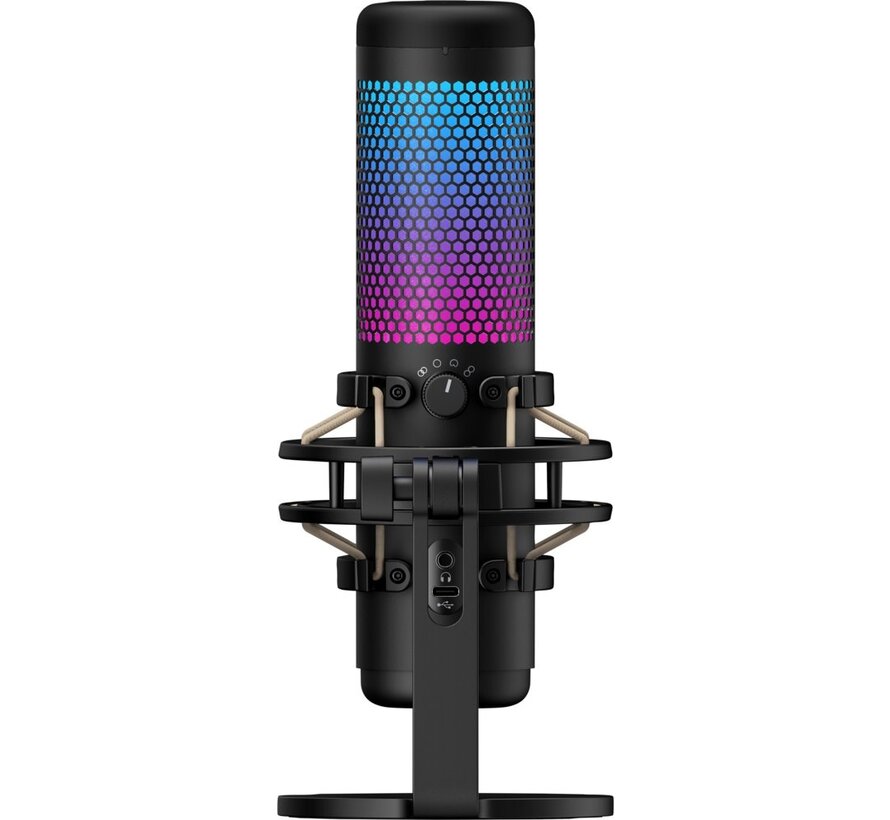 QuadCast S | USB-microfoon | RGB-verlichting | Voor pc en console | Zwart