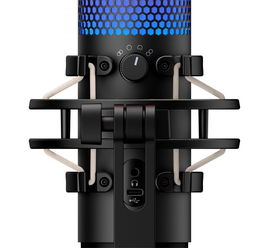QuadCast S | USB-microfoon | RGB-verlichting | Voor pc en console | Zwart