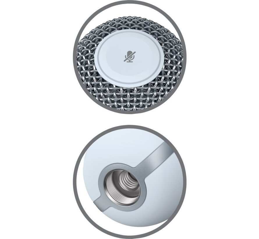 SoloCast | USB-microfoon | Voor pc en console | Wit