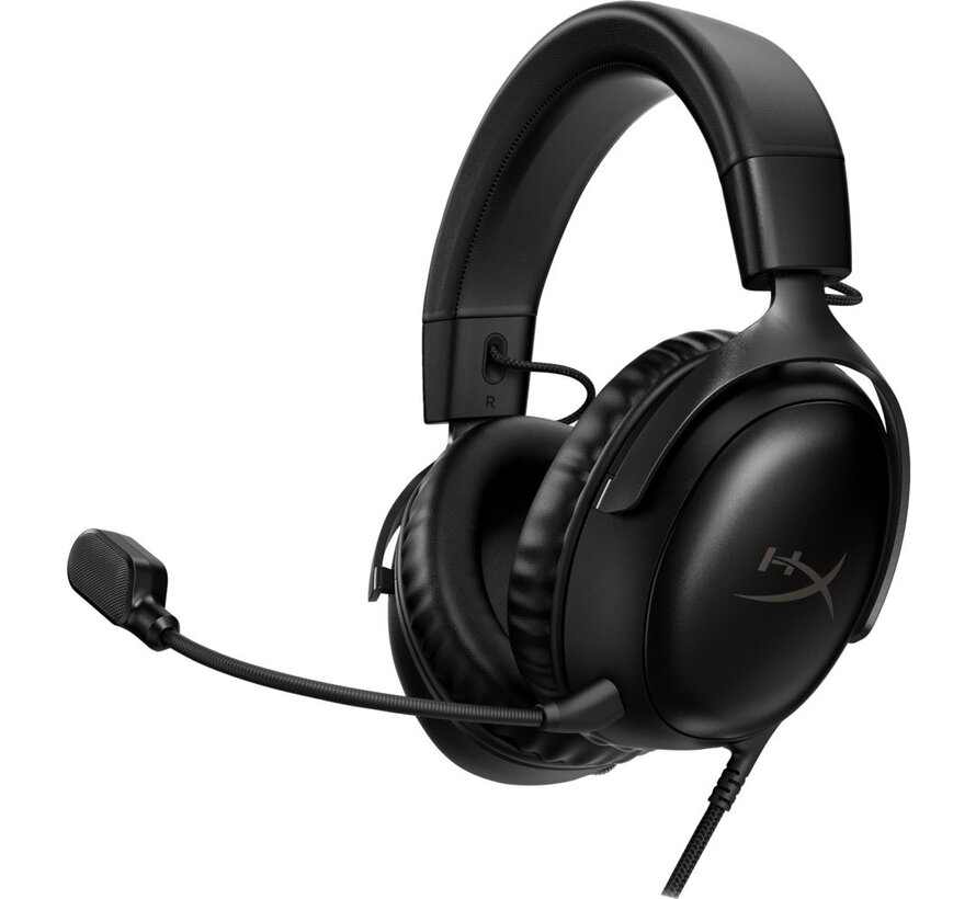 Cloud III | Bedrade Over-ear Gaming Headset | 3.5mm + USB-A + USB-C | Zwart