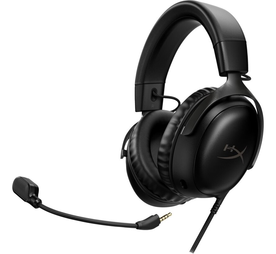Cloud III | Bedrade Over-ear Gaming Headset | 3.5mm + USB-A + USB-C | Zwart