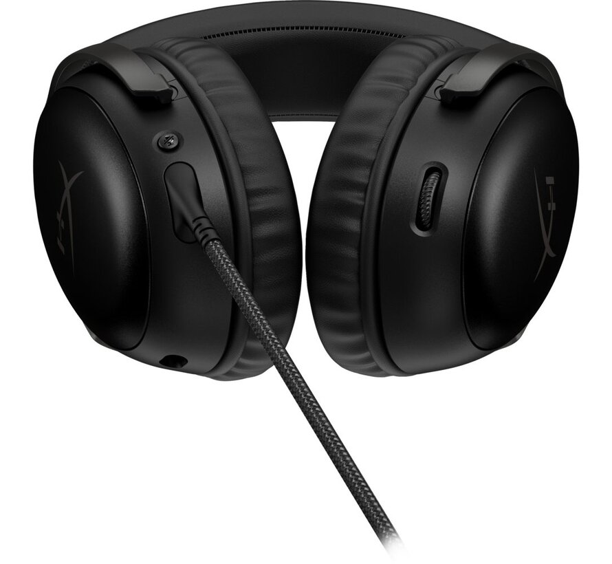 Cloud III | Bedrade Over-ear Gaming Headset | 3.5mm + USB-A + USB-C | Zwart