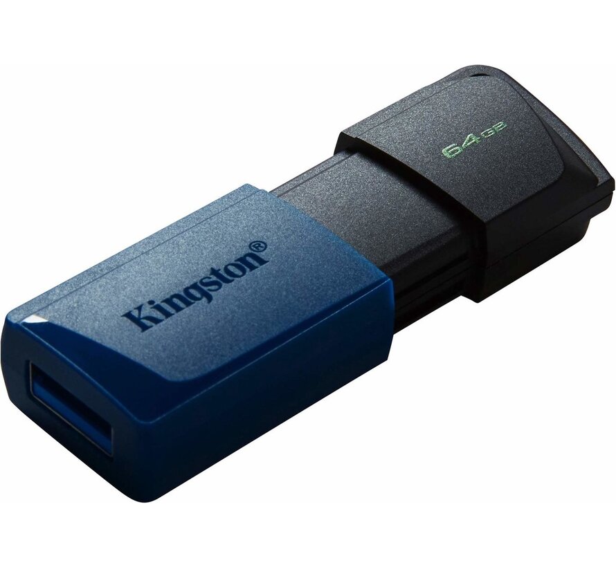 Pendrive Kingston DTXM/64GB Keychain Black Blue Black/Blue 64 GB