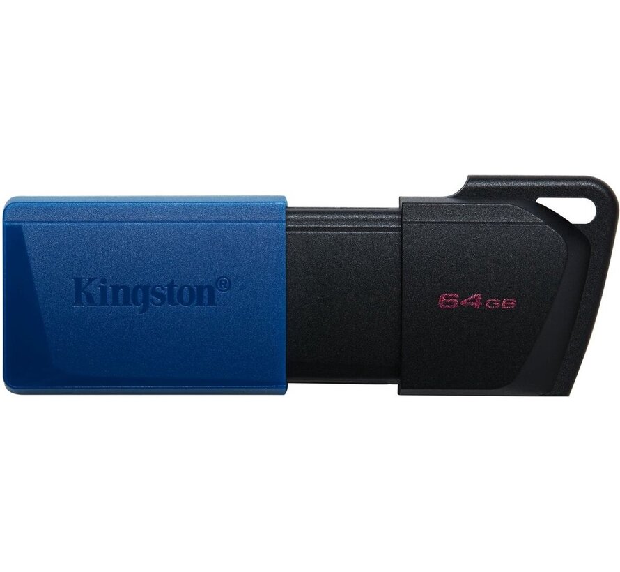 Pendrive Kingston DTXM/64GB Keychain Black Blue Black/Blue 64 GB