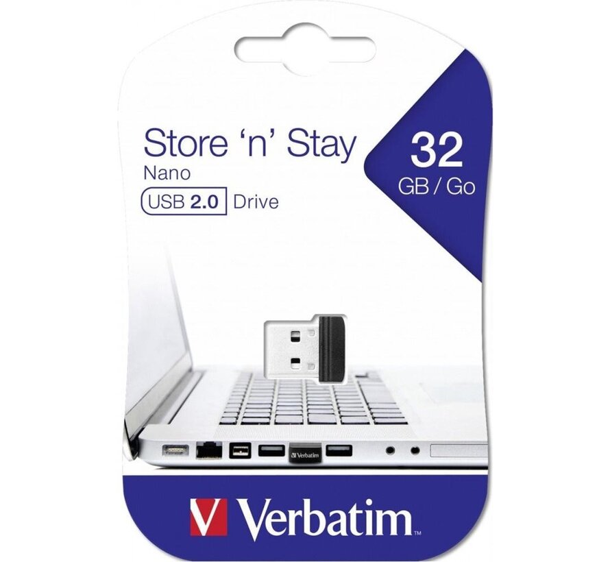 Verbatim Store 'n' Stay NANO - USB-stick - 32 GB