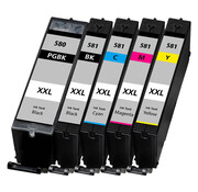 Canon PGI-580 & CLI-581 Inktcartridges - Geschikt voor Canon