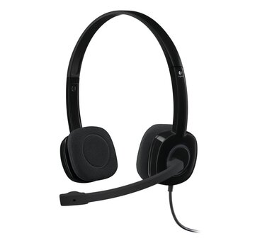 Logitech H151 | Bedrade On-ear Headset | 3.5mm | Zwart