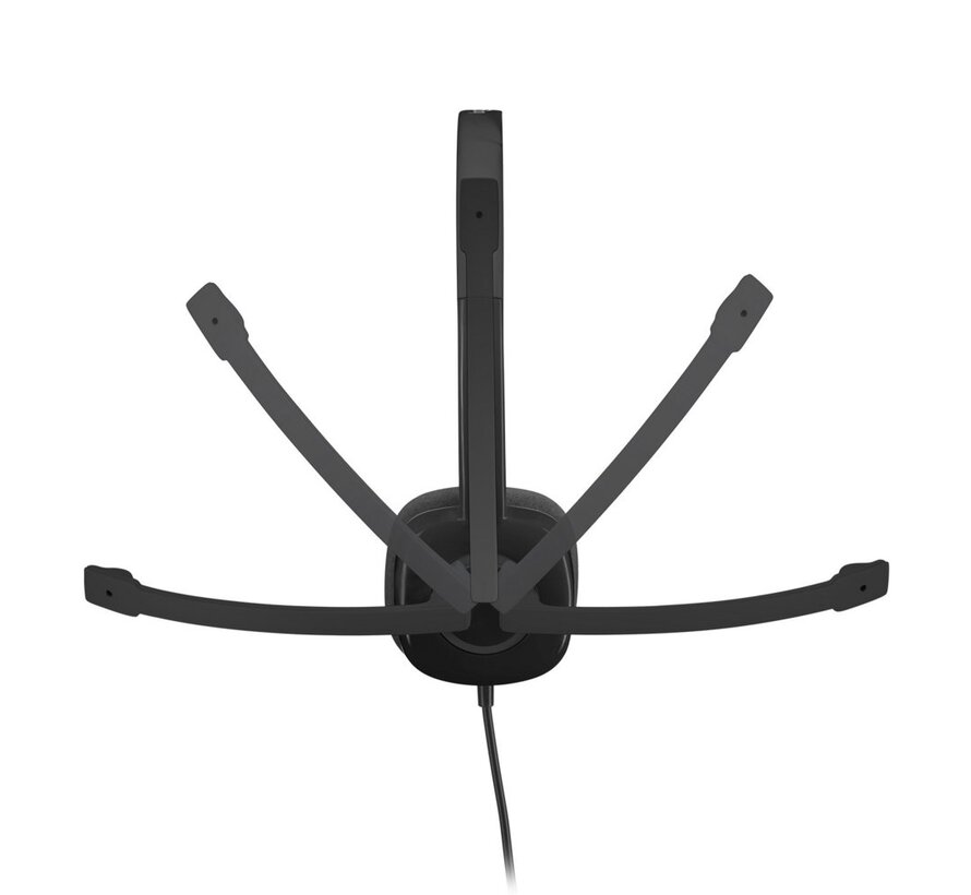 H151 | Bedrade On-ear Headset | 3.5mm | Zwart