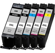 canon PGI-580 en CLI-581 Inktcartridges | Compatibel met Canon PGI-580 en CLI-581