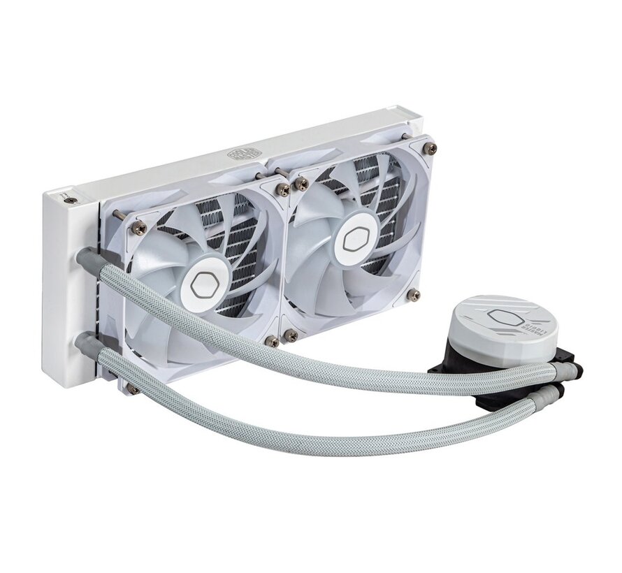 Cooler Master MasterLiquid 240L ARGB | White Edition | All-in-One CPU Waterkoeler