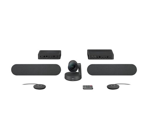 Logitech Rally | Ultra-HD ConferenceCam | Videovergadersysteem | Voor groepen tot 16 personen | Ethernet LAN | Zwart