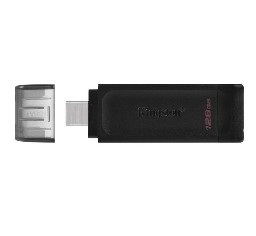 Technology DataTraveler 70 USB flash drive 128 GB USB Type-C 3.2 Gen 1 (3.1 Gen 1) Zwart