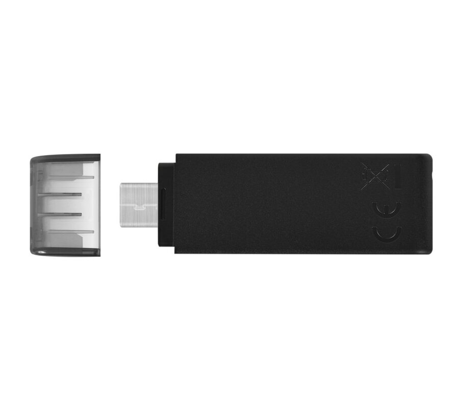 Technology DataTraveler 70 USB flash drive 128 GB USB Type-C 3.2 Gen 1 (3.1 Gen 1) Zwart