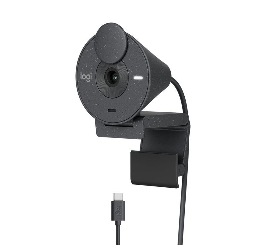 Brio 300 | 1080P 30FPS USB-C Webcam met Microfoon
