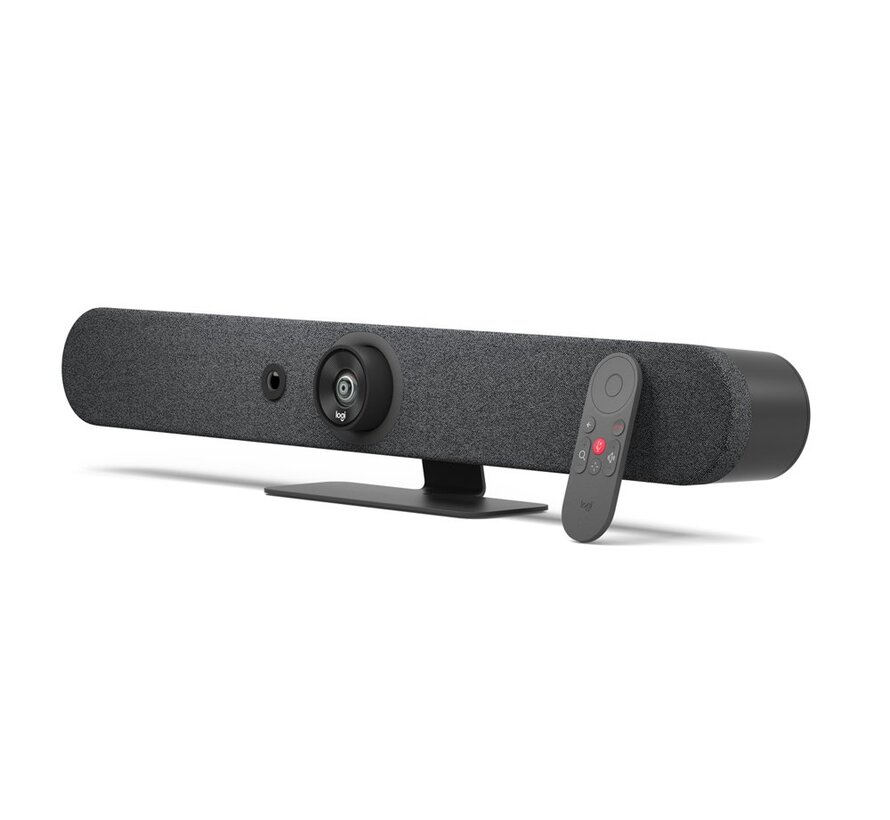 Rally Bar Mini | Videovergadersysteem | Voor kleine tot middelgrote groepen | Ethernet LAN | Alles-in-één oplossing | Zwart