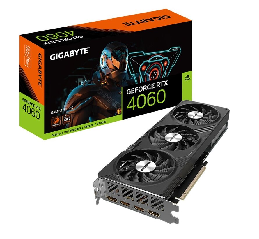 GeForce RTX 4060 Gaming OC | 8GB GDDR6 VRAM | Videokaart | GPU | Nvidia