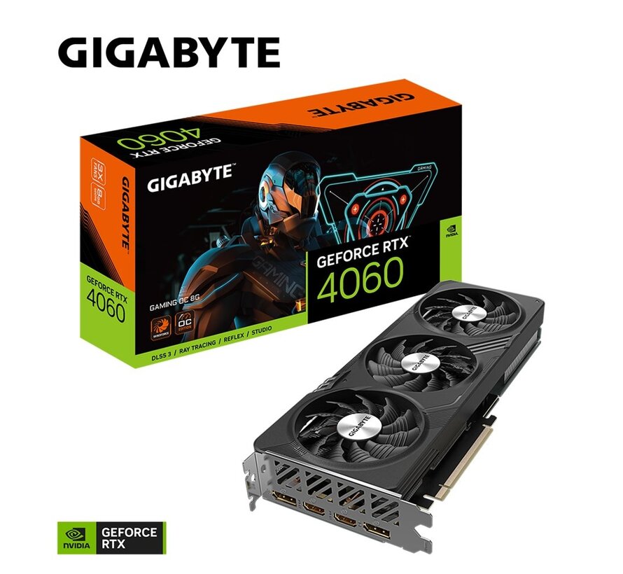 GeForce RTX 4060 Gaming OC | 8GB GDDR6 VRAM | Videokaart | GPU | Nvidia
