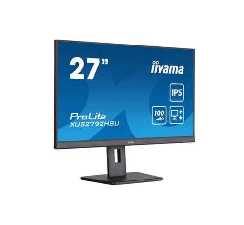 Iiyama iiyama ProLite XUB2792HSU-B6 27" | 1920x1080 Full HD IPS | 100Hz | AdaptiveSync | USB-Hub | Monitor