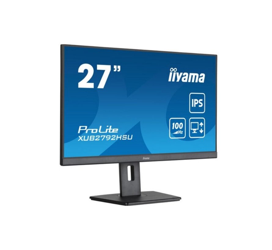 iiyama ProLite XUB2792HSU-B6 27" | 1920x1080 Full HD IPS | 100Hz | AdaptiveSync | USB-Hub | Monitor